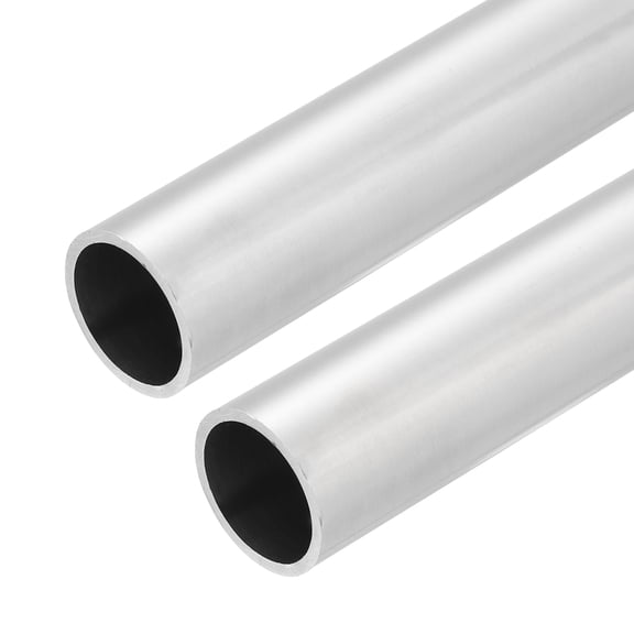 Uxcell 2 PCS 304 Stainless Steel Tubing, 20mm OD 1.5mm Wall Thickness 254mm Long Round Metal Pipe Steel Tube for Industrial Machinery