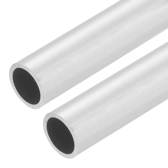 Uxcell 2 PCS 304 Stainless Steel Tubing, 8mm OD 1mm Wall Thickness 254mm Long Round Metal Pipe Steel Tube for Industrial Machinery