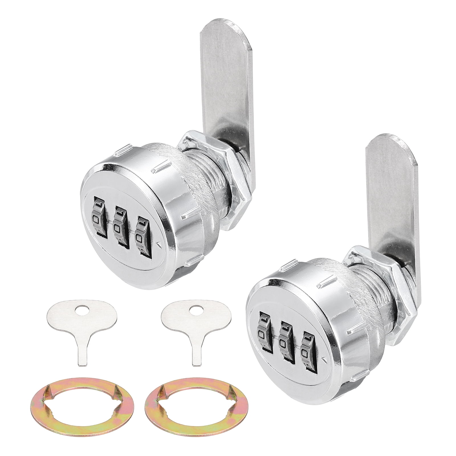 Simple Lock Small Uxcell 2 PCS Combination Cabinet Lock, 5/8Inch 3-Digit Keyless Metal ...