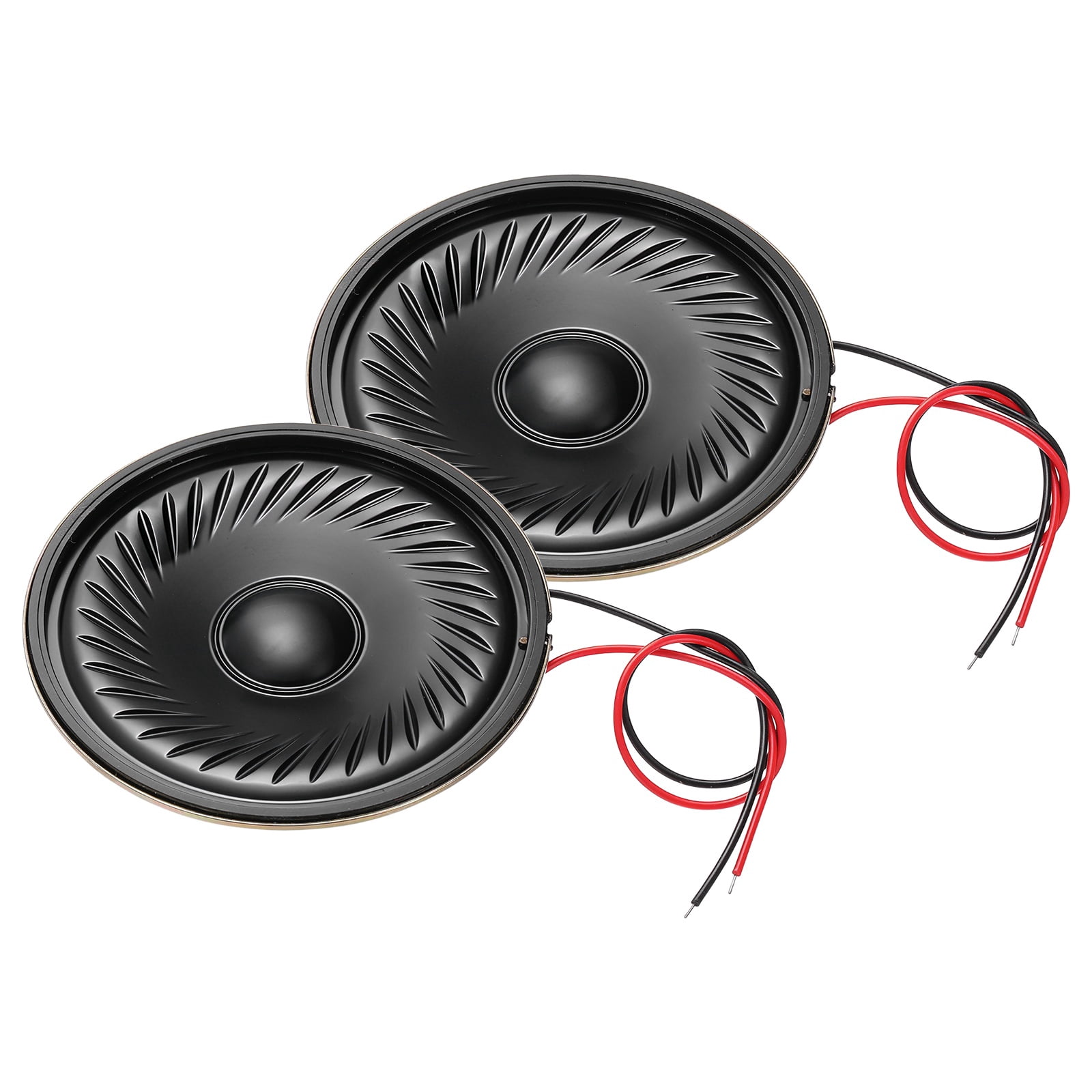 Uxcell 2 Pack 0.5W 8 Ohm Small Speakers Metal Round Micro Speaker with ...