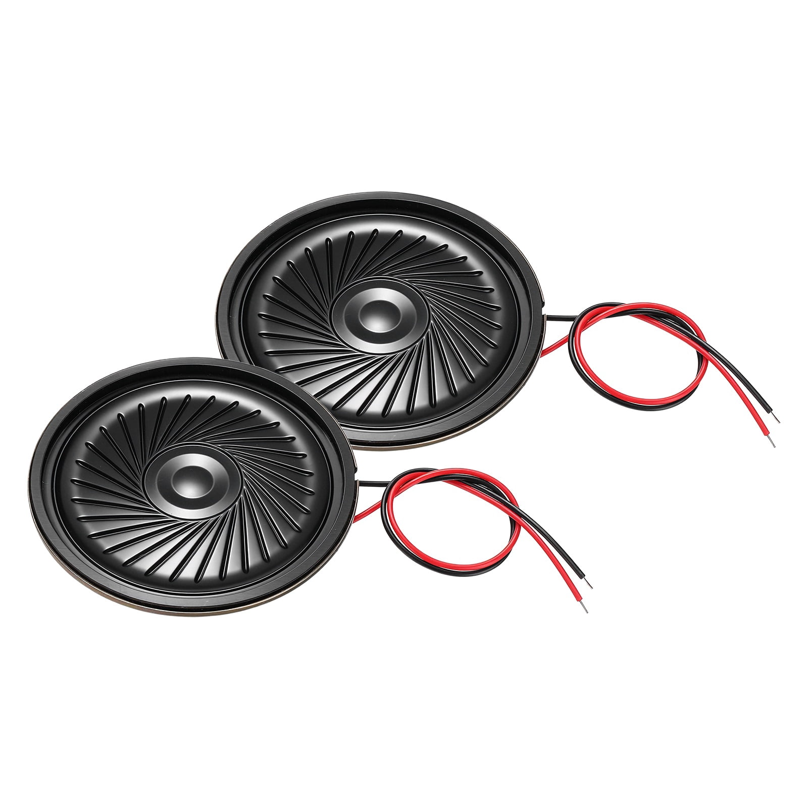 Uxcell 2 Pack 0.5W 8 Ohm Small Speakers Metal Round Micro Speaker with ...