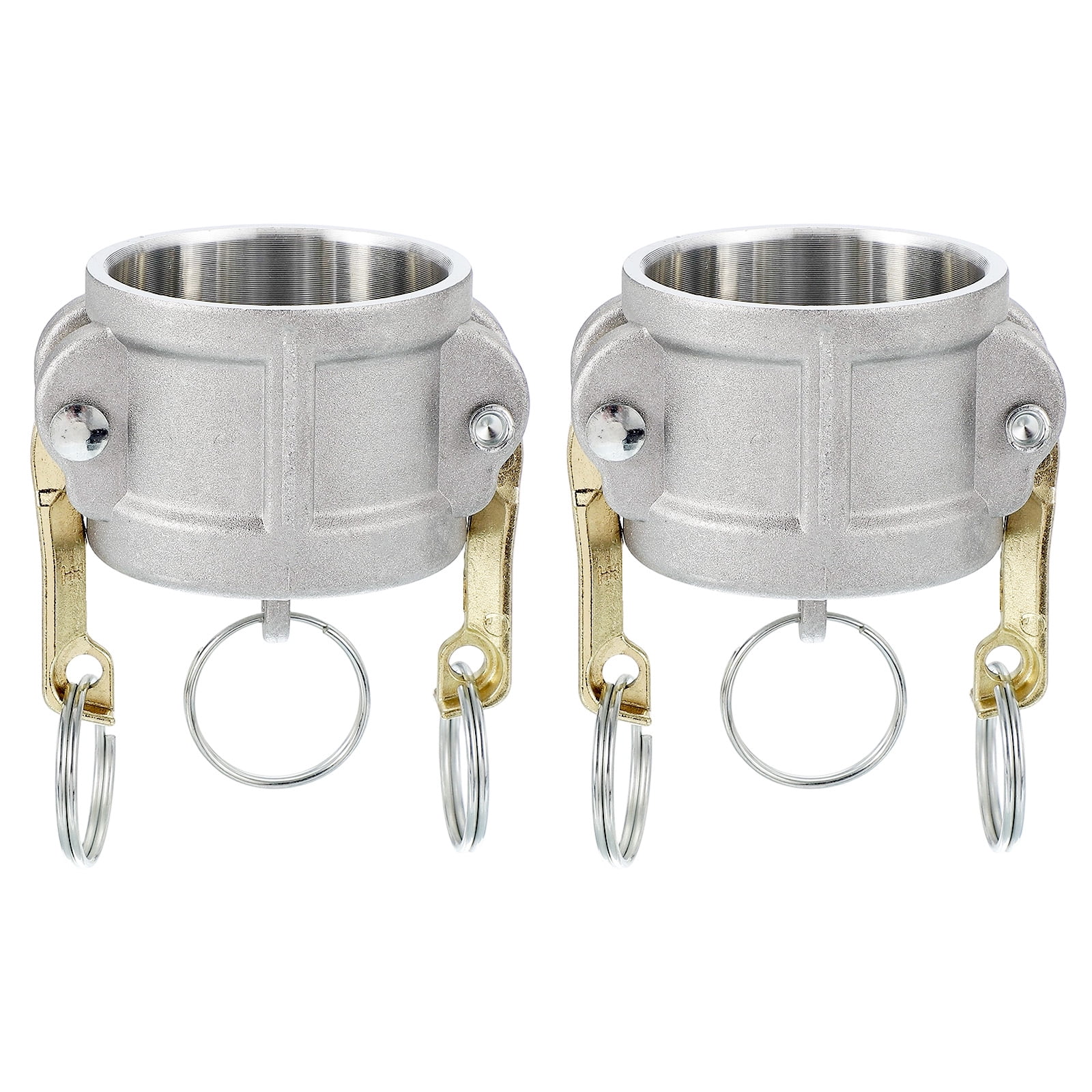 Lot De 2 Raccords Rapides (cam Lock) Aluminium Mâle/femelle Filet NPT - Neuf