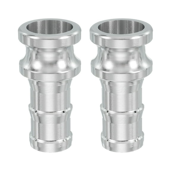 Uxcell 2 Pack 1.5" Aluminum Cam Lock Fittings - Male Adapter x Female NPT Thread, Quick Disconnect Coupling Cam Lock Hose Fitting, Corrosion Resistant (Part E Cam Groove Type)