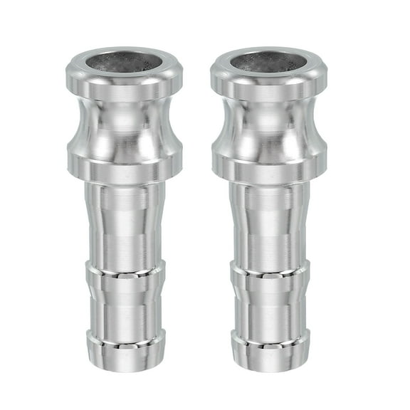 Uxcell 2 Pack 1" Aluminum Cam Lock Fittings - Male Adapter x Female NPT Thread, Quick Disconnect Coupling Cam Lock Hose Fitting, Corrosion Resistant (Part E Cam Groove Type)