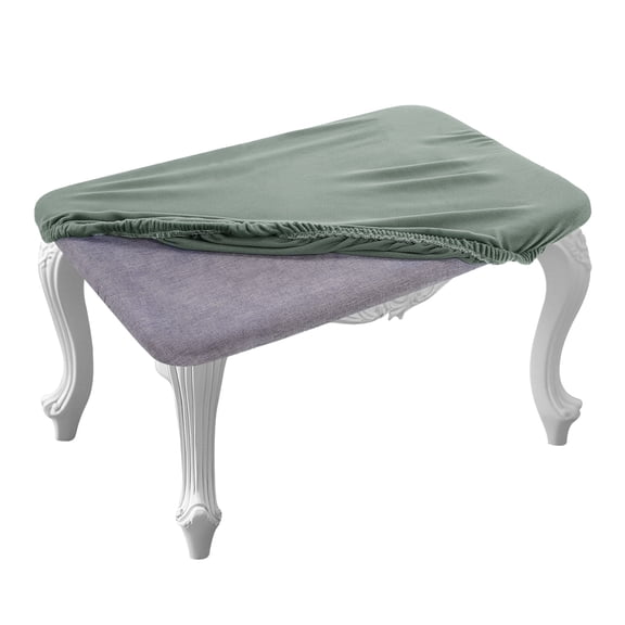 Uxcell 2 Pack 16 x 12 Inch Stool Covers Rectangle, Polyester Chair Seat Cover, Green