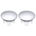 thumbnail image 1 of Uxcell 2 Pack 25.5mm Sink Trim Overflow Cover Ring Hole Insert in Round Caps Silver, 1 of 5
