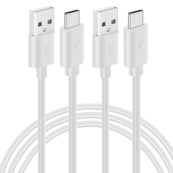 Uxcell 2 Pack 3.3Ft USB Type C Charging Cable, USB to USB C Charging Cable, White