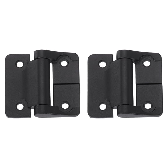 Uxcell 2 Pack 3.4 N.M Constant Torque Hinge, Zinc Alloy Position Control Hinge with 4 Holes, 0.5" Leaf Height Symmetric Torque Door Hinges for Doors, Cabinet, Home Office Cupboard, Black