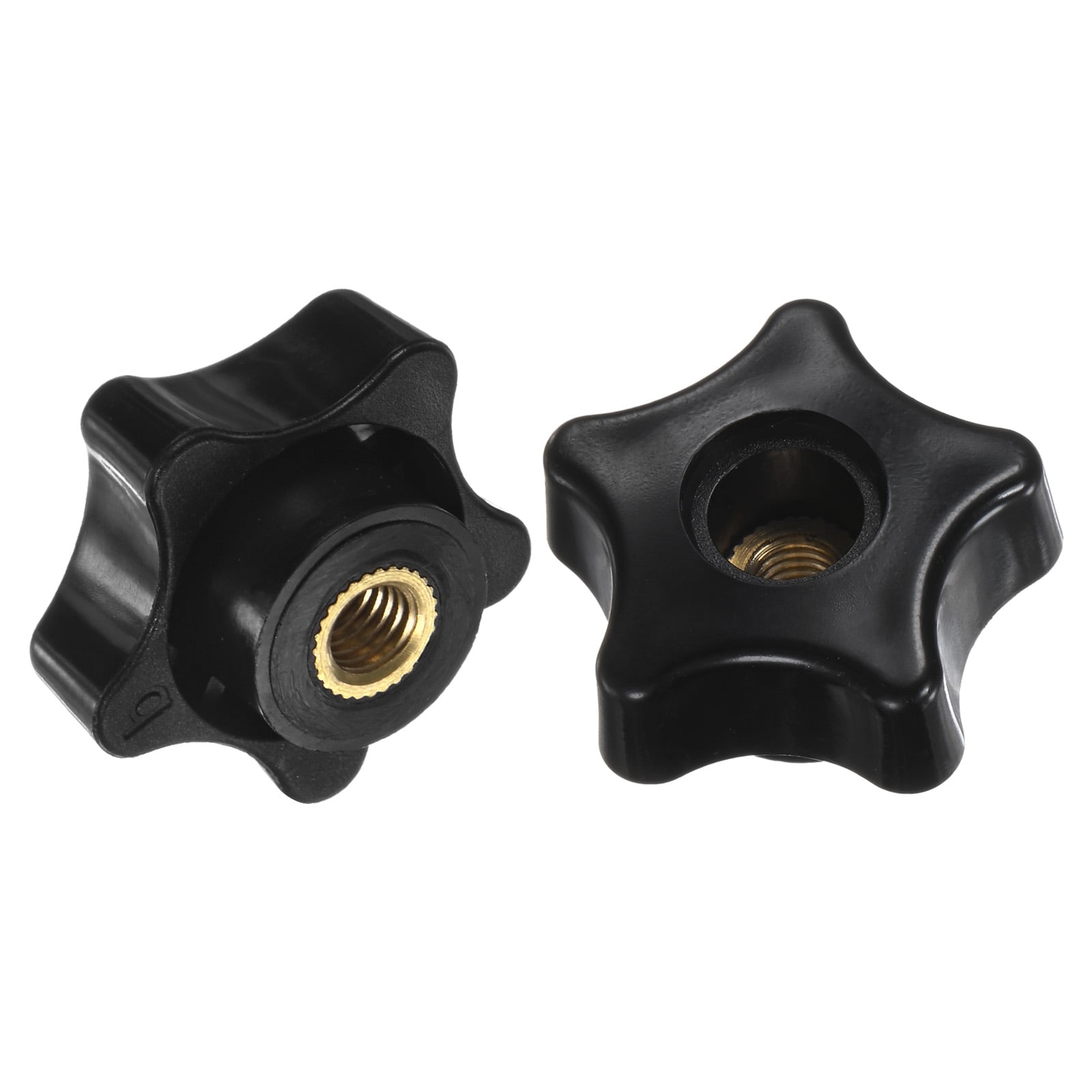 Uxcell 2-Pack 5 Star Knobs, M6 Female Thread 31mm Five-Pointed Head ...
