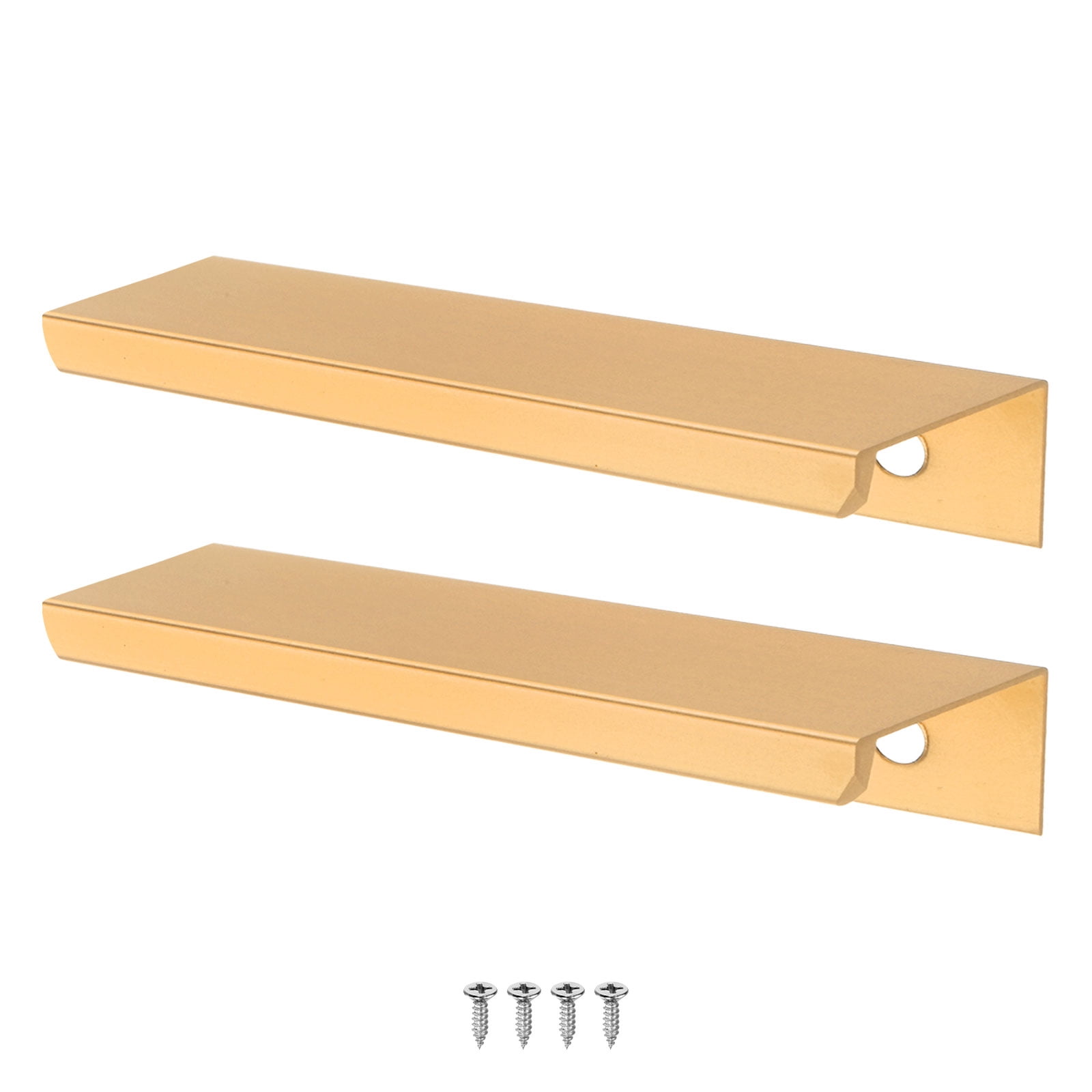 Uxcell 2-Pack Cabinets Drawers Edge Pulls, 3.15