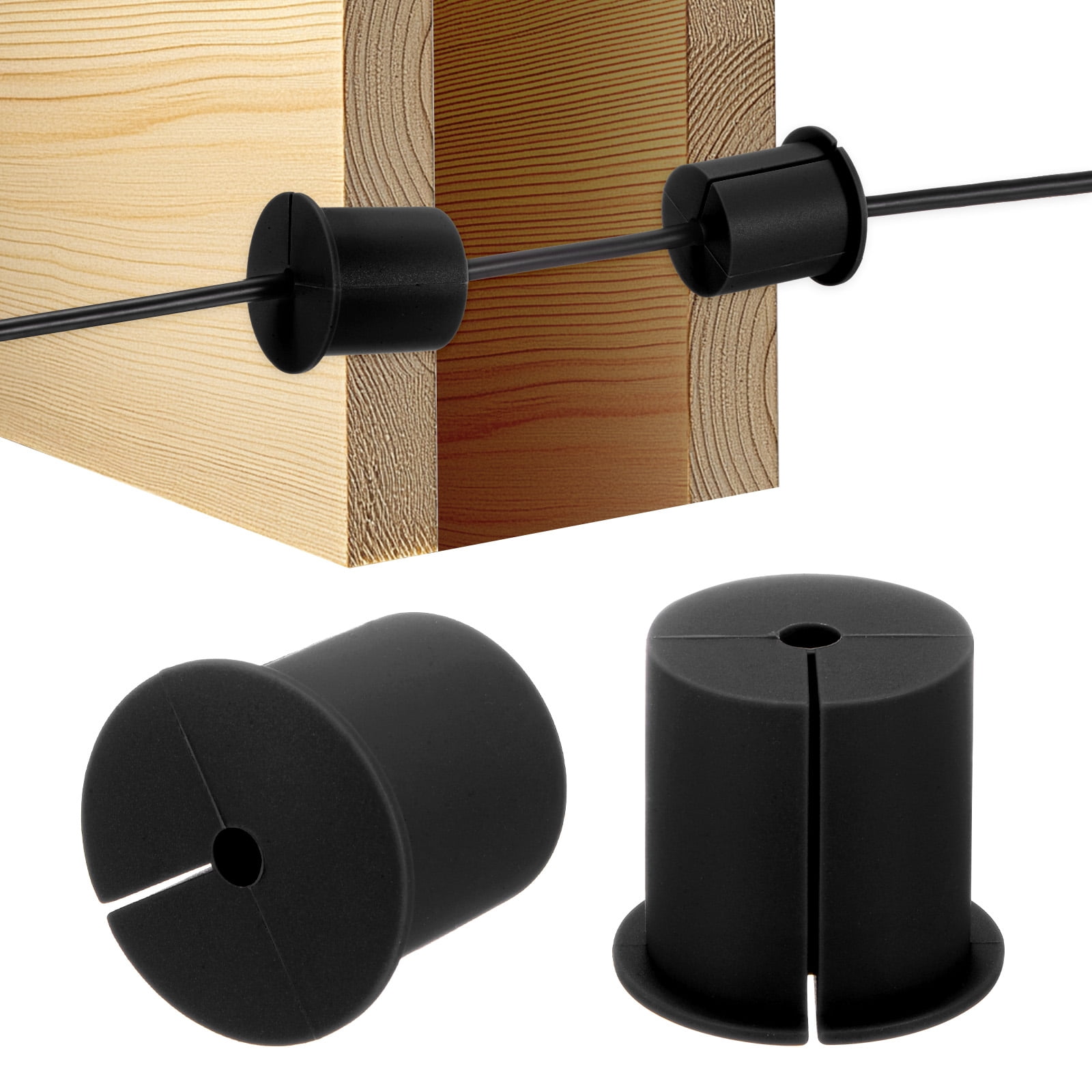 Uxcell 2Pcs Cable Routing Kit for 1-3/8