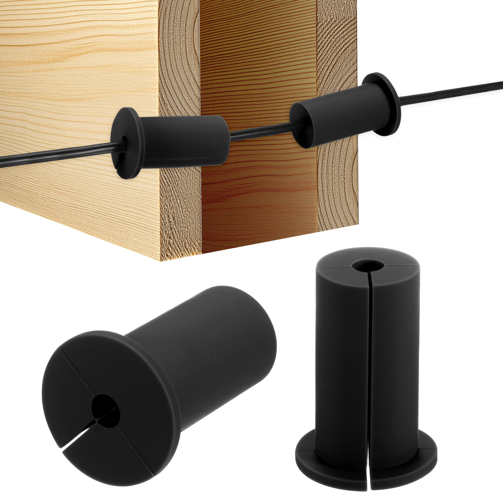 Uxcell 2Pcs Cable Routing Kit for 1