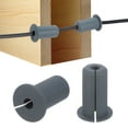 thumbnail image 1 of Uxcell 2Pcs Cable Routing Kit for 3/4" Wall Hole 1.5" Length Wall Grommet Grey, 1 of 7