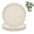 thumbnail image 1 of Uxcell 2-Pack Ceramic Plant Saucers, 5.3 Inch ID Flower Pot Plant Saucers, Flowerpot Drip Tray [5.9 Inch OD, White], 1 of 6