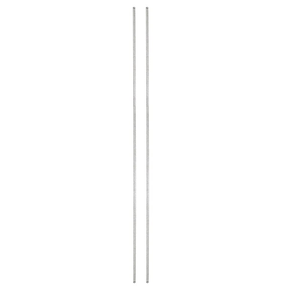 Uxcell 2 Pack Compression Spring, 2mm OD, 0.3mm Wire Size, 300mm Free Length, Spring Steel Construction Extended Mechanical Compression Springs for Shop and Home Repairs, Silver Tone