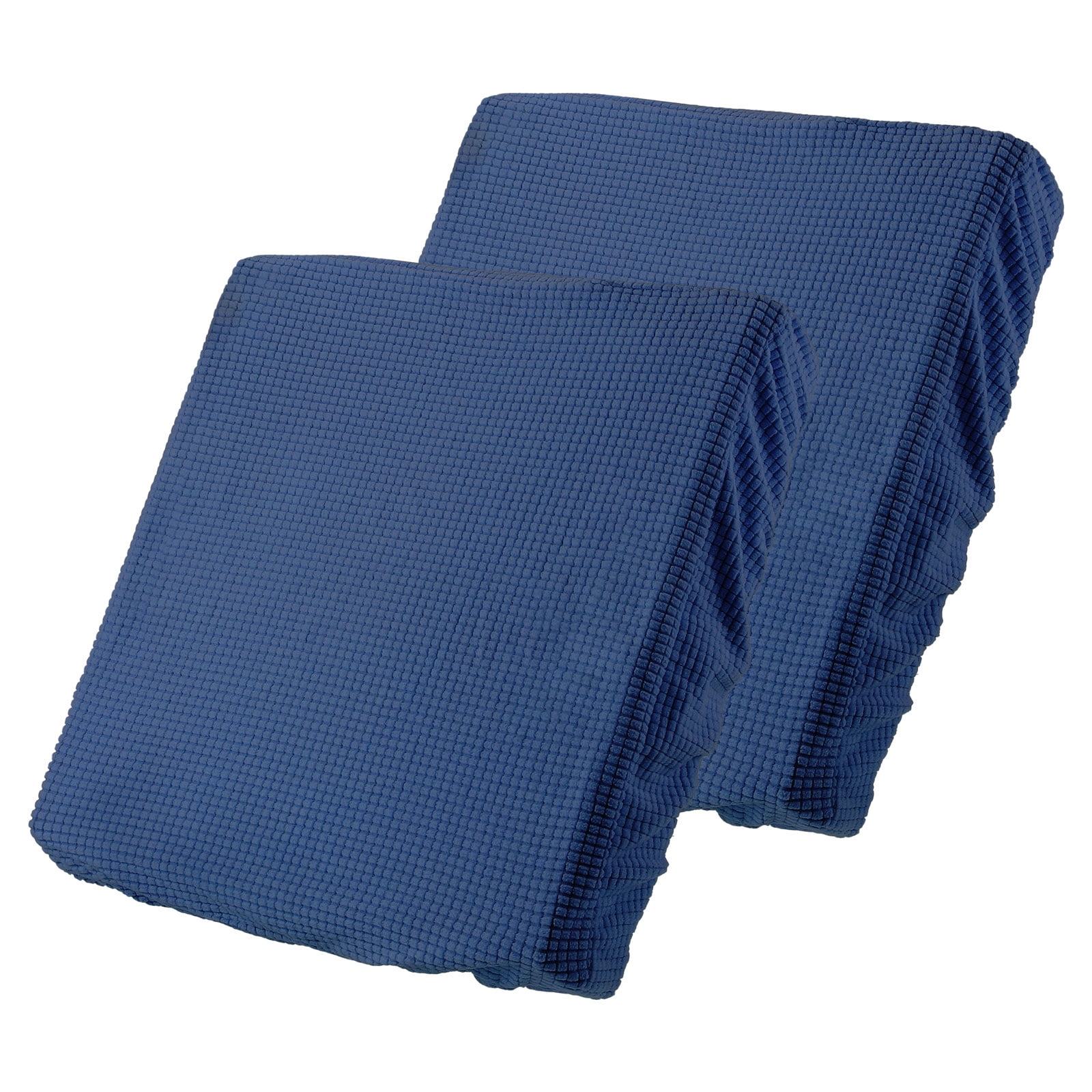 Uxcell 2 Pack Couch Cushion Cover, 20"x20" Polyester Stretch Sofa Cushion Cover, Dark Blue