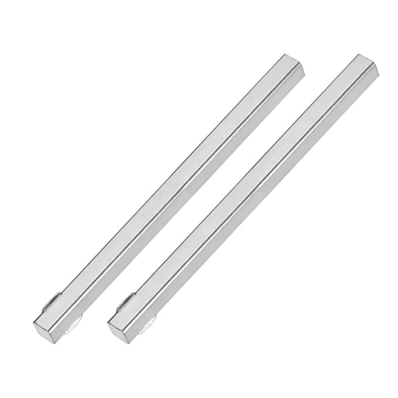 Uxcell 2-Pack Door Knob Spindle, 4 x 0.3 Inch/ 110 x 7 mm Door Knob Spindle Replacement Parts for Door Knobs [Silver Tone]