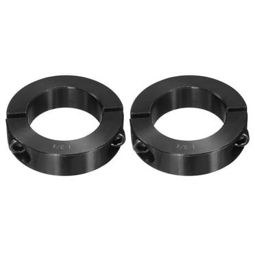 Shaft Collar 2 Piece Split Collars Uxcell Double Split Clamp-On 1/4" Bore Two-Piece 1/2 Aluminum Stop Collar