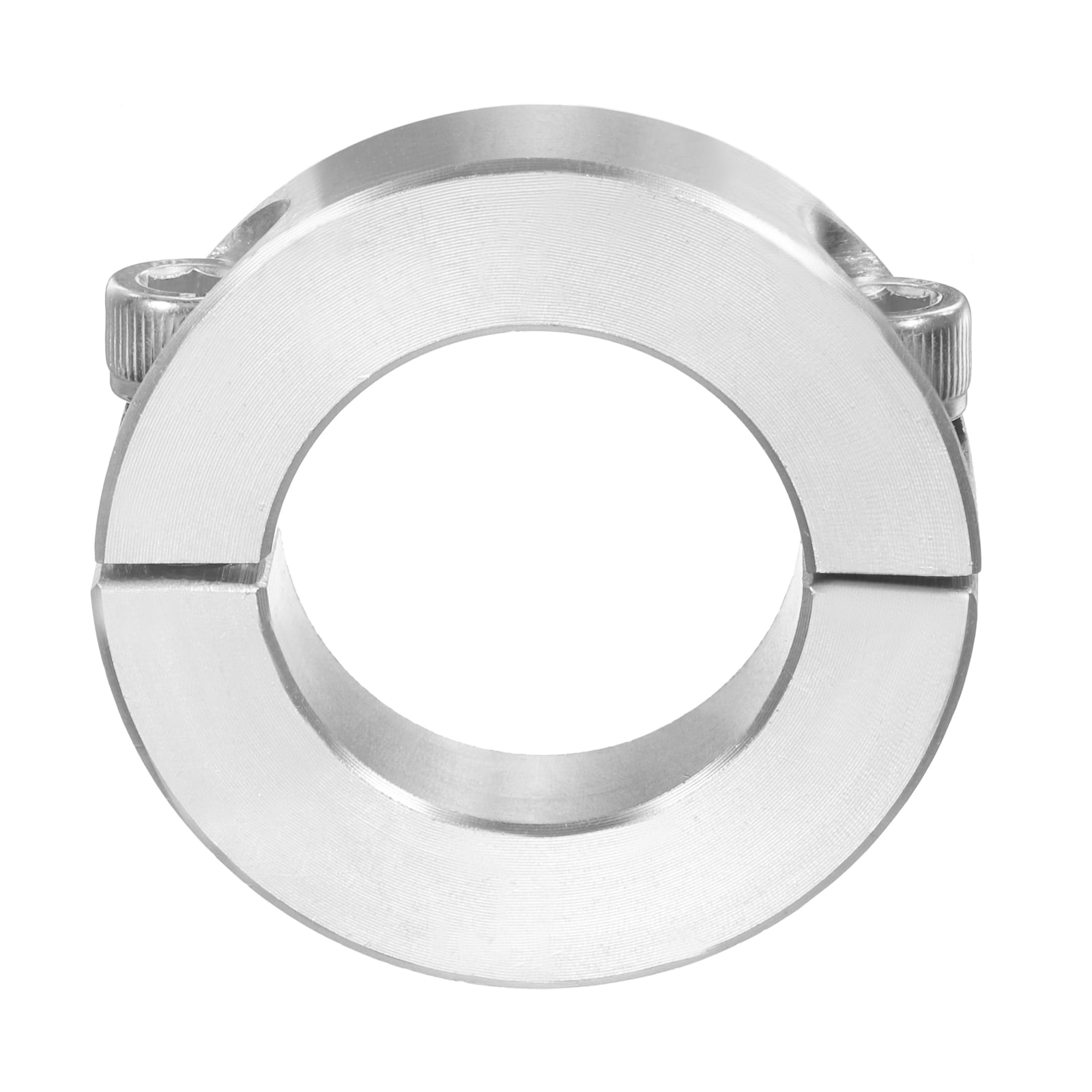 Uxcell 2 Pack Double Split Shaft Collar 1" Bore, Two Piece Clamping Collar 1-3/4" OD 1/2" Thickness, 303 Stainless Steel Set Screw Split Collar