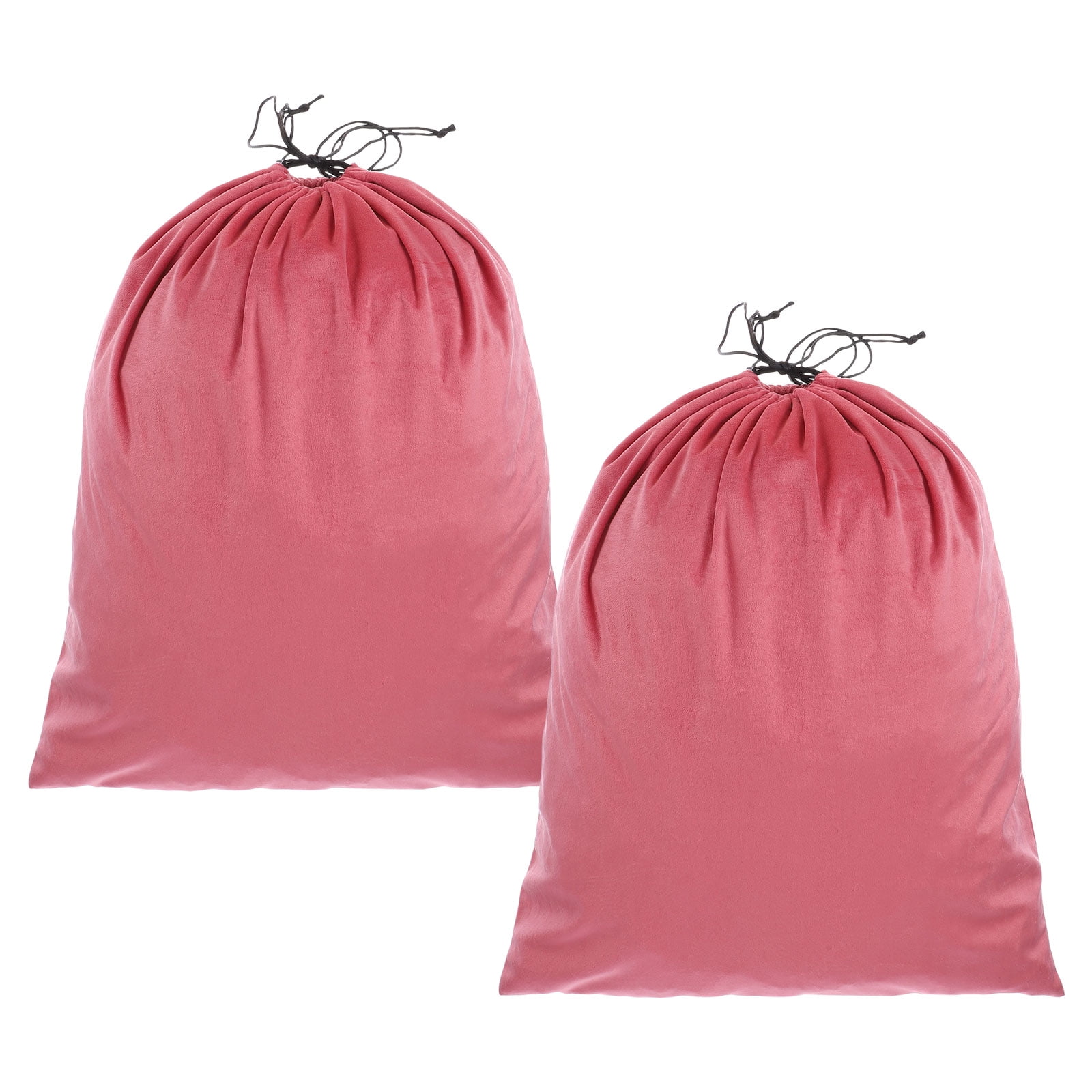 Uxcell 2 Pack Dust Bags for Handbags, 19.3x23.7" Cotton Drawstring Storage Pouch Bag Dust Cover Storage Bags for Purses Shoes Boots Daily Travel Storage, Pink