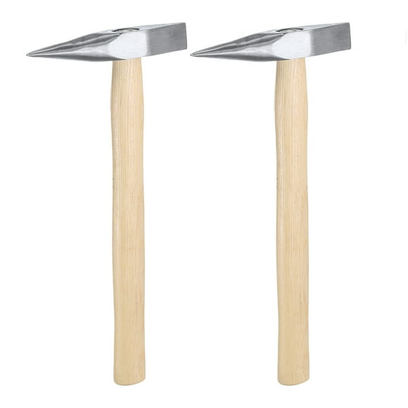 Uxcell 2 Pack Electrician's Hammer 9 Oz Welding Chipping Hammer with Wooden Handle for Removing Repairing