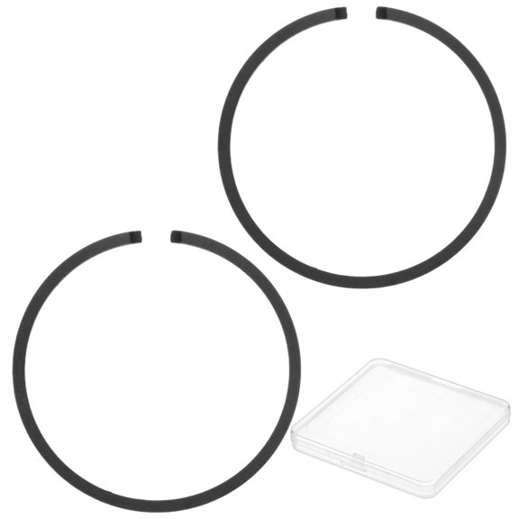 Uxcell 2-Pack Engine Piston Rings Kit, 31mm x 1.5mm Thick Ductile Iron Piston Ring Set Standard Replacement for Small Engines/Motors/Machinery [Black]