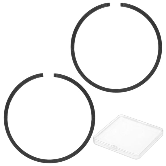 Uxcell 2-Pack Engine Piston Rings Kit, 32mm x 1.5mm Thick Ductile Iron Piston Ring Set Standard Replacement for Small Engines/Motors/Machinery [Black]