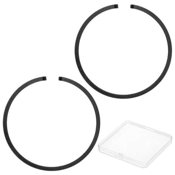 Uxcell 2-Pack Engine Piston Rings Kit, 33mm x 1.2mm Thick Ductile Iron Piston Ring Set Standard Replacement for Small Engines/Motors/Machinery [Black]