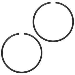 Uxcell 2-Pack Engine Piston Rings Kit, 40mm x 1.2mm Thick Ductile Iron Piston Ring Set Standard Replacement for Small Engines/Motors/Machinery [Black]