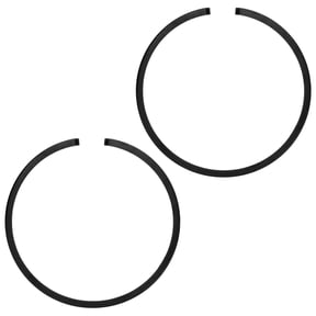 Uxcell 2-Pack Engine Piston Rings Kit, 40mm x 1.5mm Thick Ductile Iron Piston Ring Set Standard Replacement for Small Engines/Motors/Machinery [Black]
