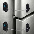 Usb Smart Key Lock Uxcell 2 Pack Fingerprint Fridge Lock Refrigerator Lock, Heavy Duty ...
