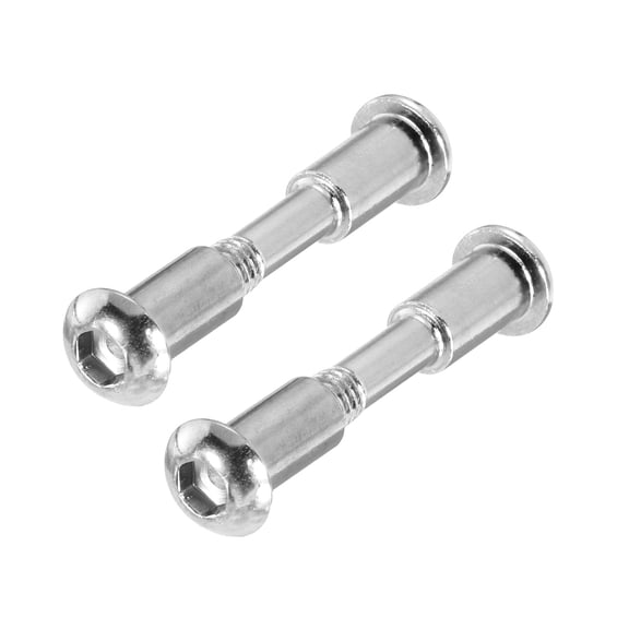 Uxcell 2 Pack Fixed Bolt Screw Folding Shaft Locking Screw for M365 Electric Scooters, Silver