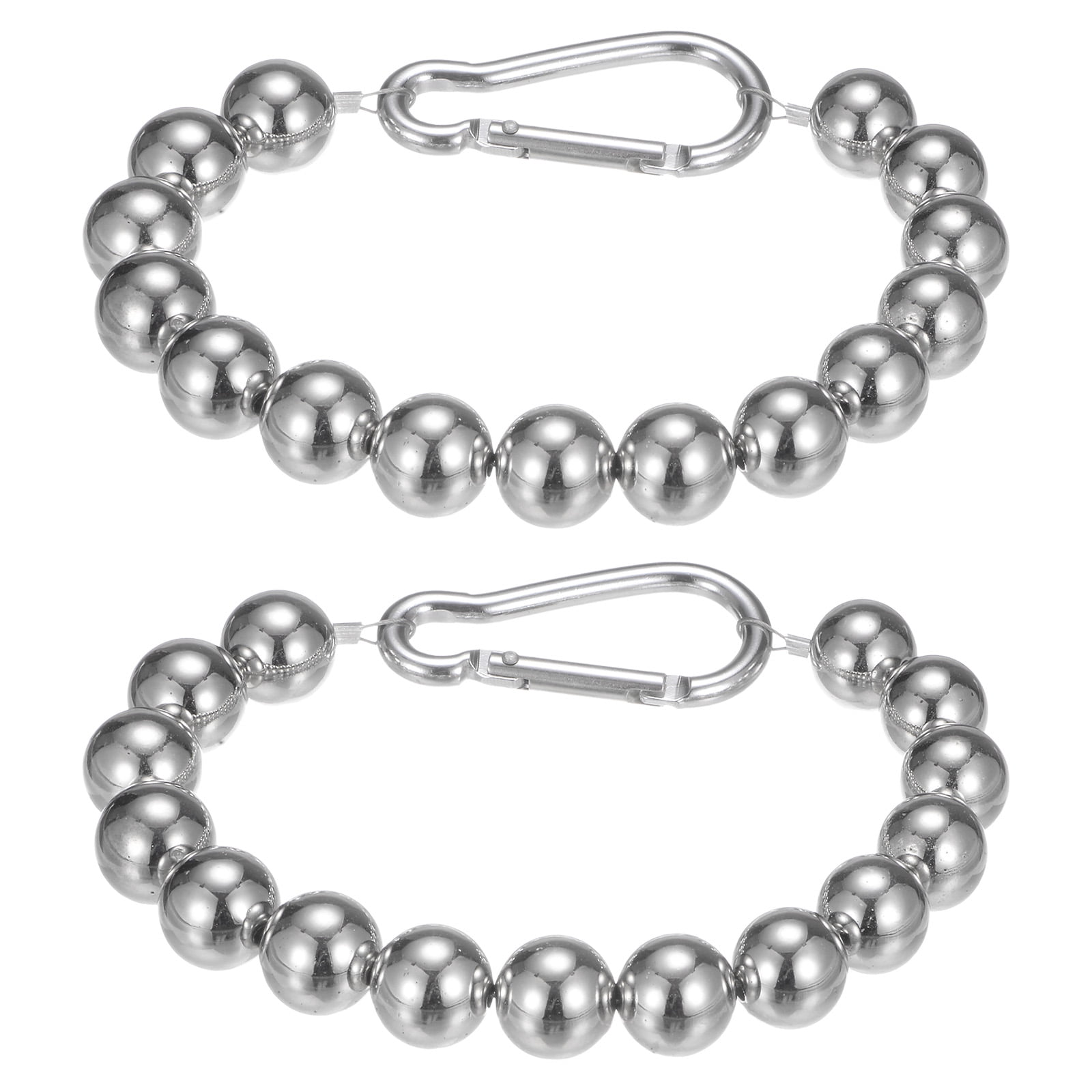 Uxcell 2 Pack Flagpole Retainer Ring -15 beads 0.71