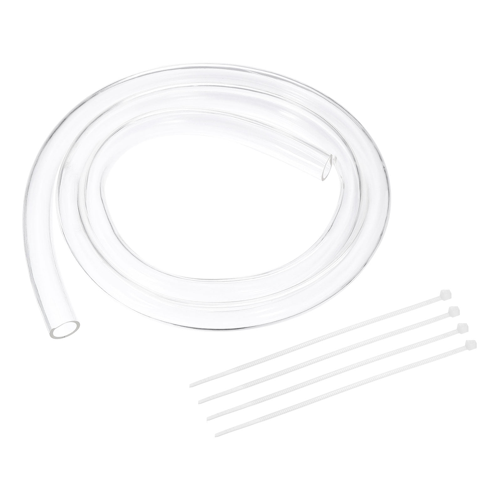 Produktbild von QUARKZMAN PVC-Schlauch 22x24 Mm – 3 Meter Lang, Transparent – Flexibel & Chemikalienfest – Für Aquaponik, Bewässerung & Abwasser