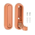 thumbnail image 1 of Uxcell 2 Pack Folding Coat Hooks, 2.87" Heavy Duty Foldable Wall Hooks Round Wall Mounted Towel Hook Space-Saving for Bathroom Kitchen Entryway Closet, Matte Orange, 1 of 7