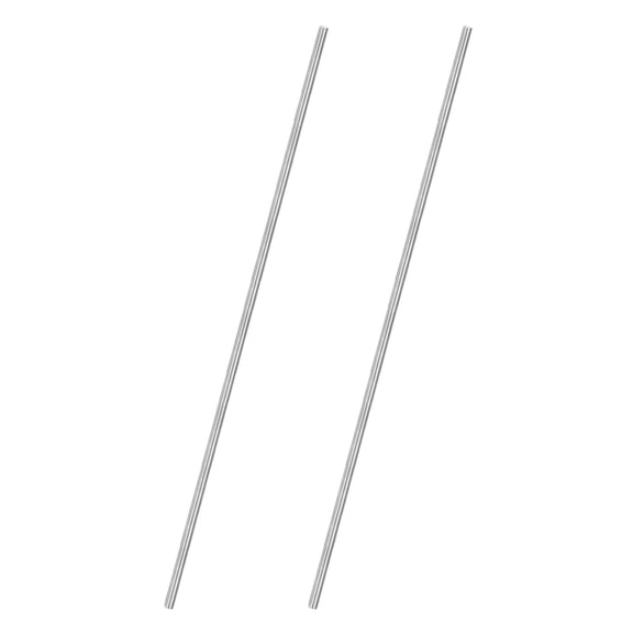 Uxcell 2-Pack Fully Threaded Rod, M6x350mm 304 Stainless Steel Right Hand Thread Bar Studs