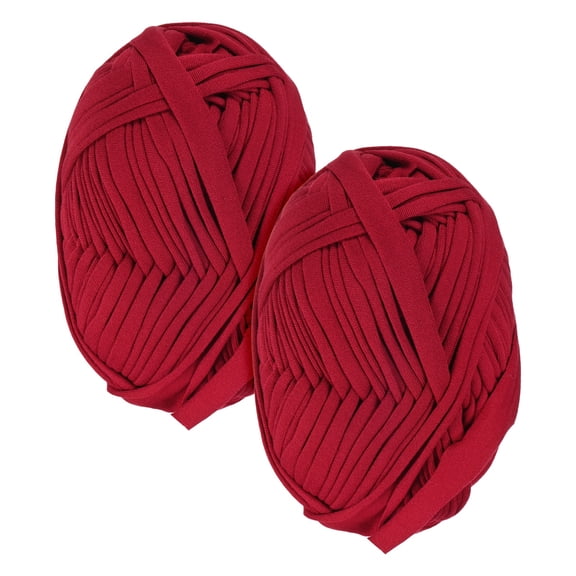 Uxcell 2-Pack Garden Twine, 98 Feet Stretchy Gardening Tape for Climbing Plants/Tomatoes/Fruit Trees/Gardeners, Green Cloth Plant Ties [Wine red]