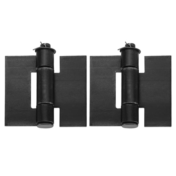 Uxcell 2 Pack Heavy Duty Weldable Hinges, 4.25" x 4.53" x 0.18" Weld on Butt Hinge Corrosion and Rust Resistant Folding Metal Gate Hinges for Trailer Doors