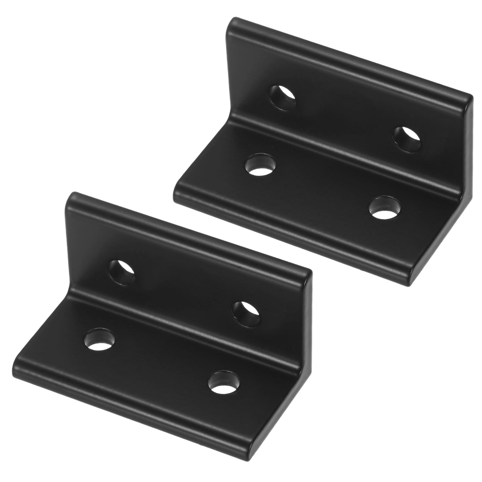 Uxcell 2-Pack Heavy L-Shape Corner Brace, 1.57 x 1.57 in Aluminum Alloy ...