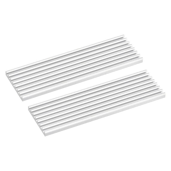 Uxcell 2 Pack M.2 2280 Nvme SSD Heatsink Cooler w Thermal Pad Alloy Aluminum Heat Sink for Laptop, 70x22x3mm, White