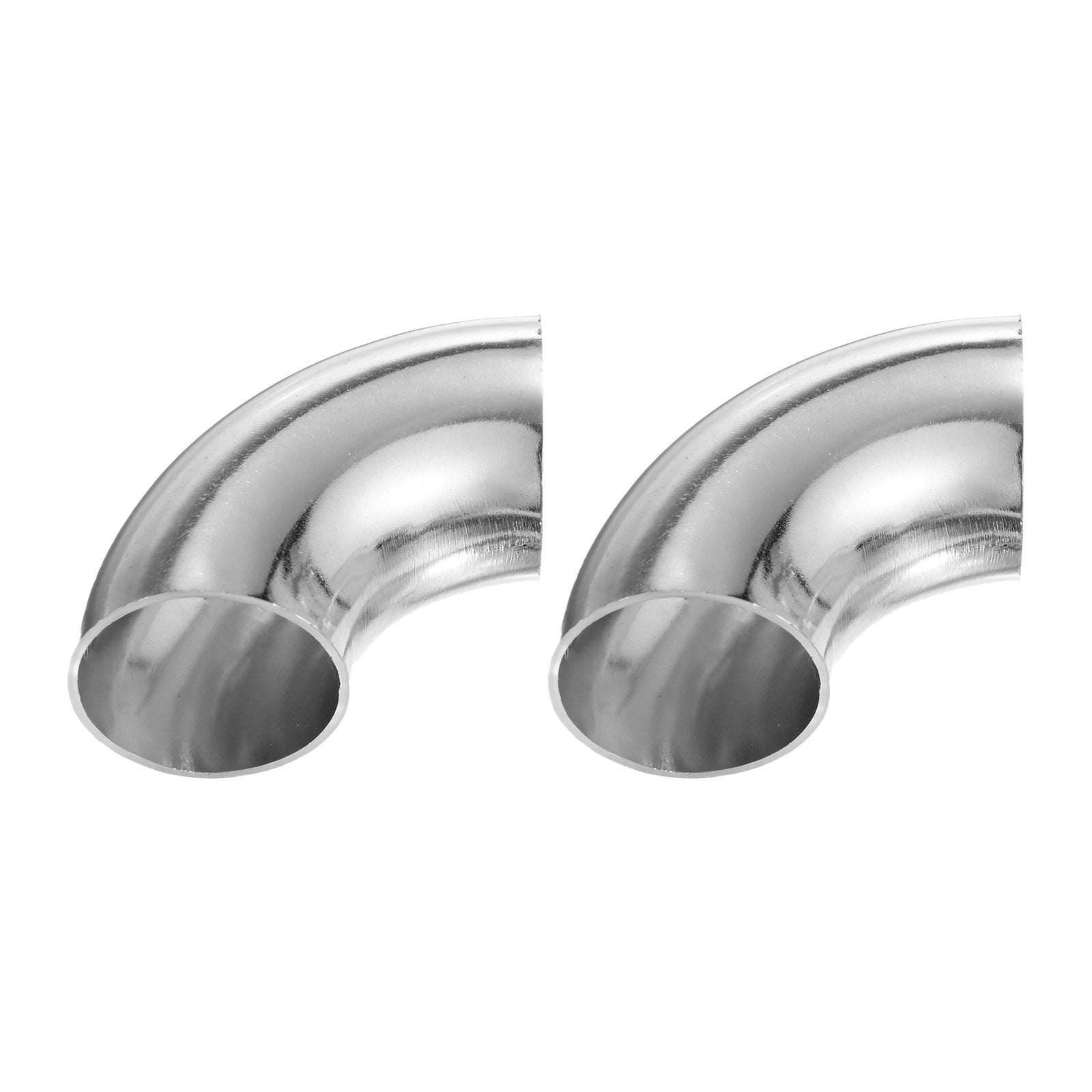 Auto uitlaatpijp Stomplasbocht 51 Mm 57 Mm 63 Mm 76 Mm OD 304 Roestvrij Staal Gelast 45 Graden Bocht Gepolijst Auto Uitlaat Staart Einde Pijp(57mm x 2mm