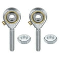 thumbnail image 1 of Uxcell 2-Pack POSB3 Rod End Bearing, #10-32 Right Thread Male Thread Steel Joint Rod Ends W Jam Nuts, 1 of 7