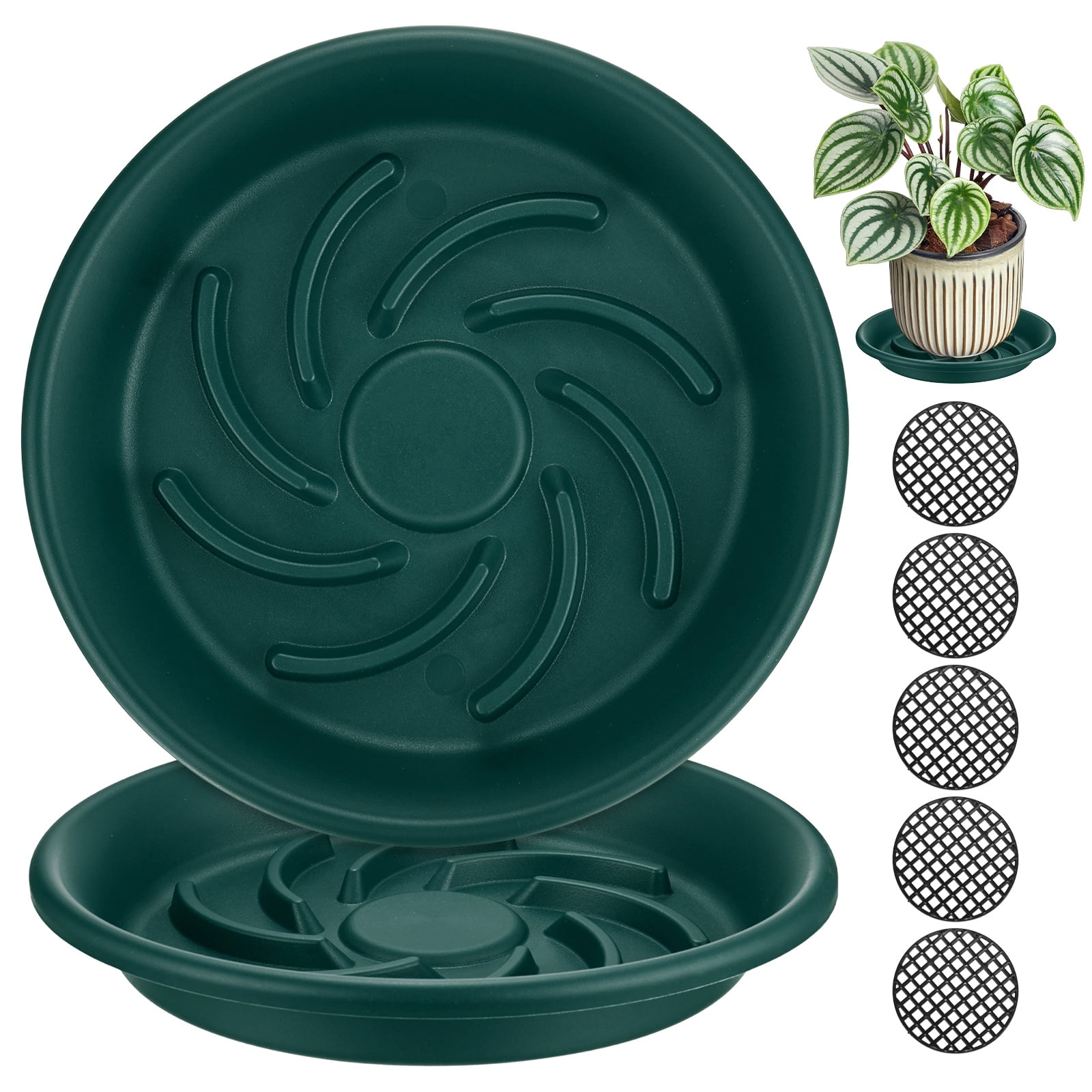 Shop 24-Inch Plant Saucers for Indoor Outdoor Gardening at Walmart