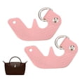 thumbnail image 1 of Uxcell 2 Pack Purse Straps Buckle Replacement, Punch-Free Leather Strap Crossbody Handbag Shoulder Strap Conversion Kit for Mini Pouch, DIY Handcrafted Bag Accessories, Rose, 1 of 6