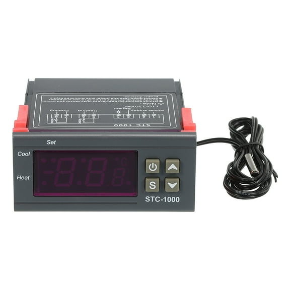 Uxcell 2 Pack STC-1000 10A AC 110-120V Digital LED Temperature Controller