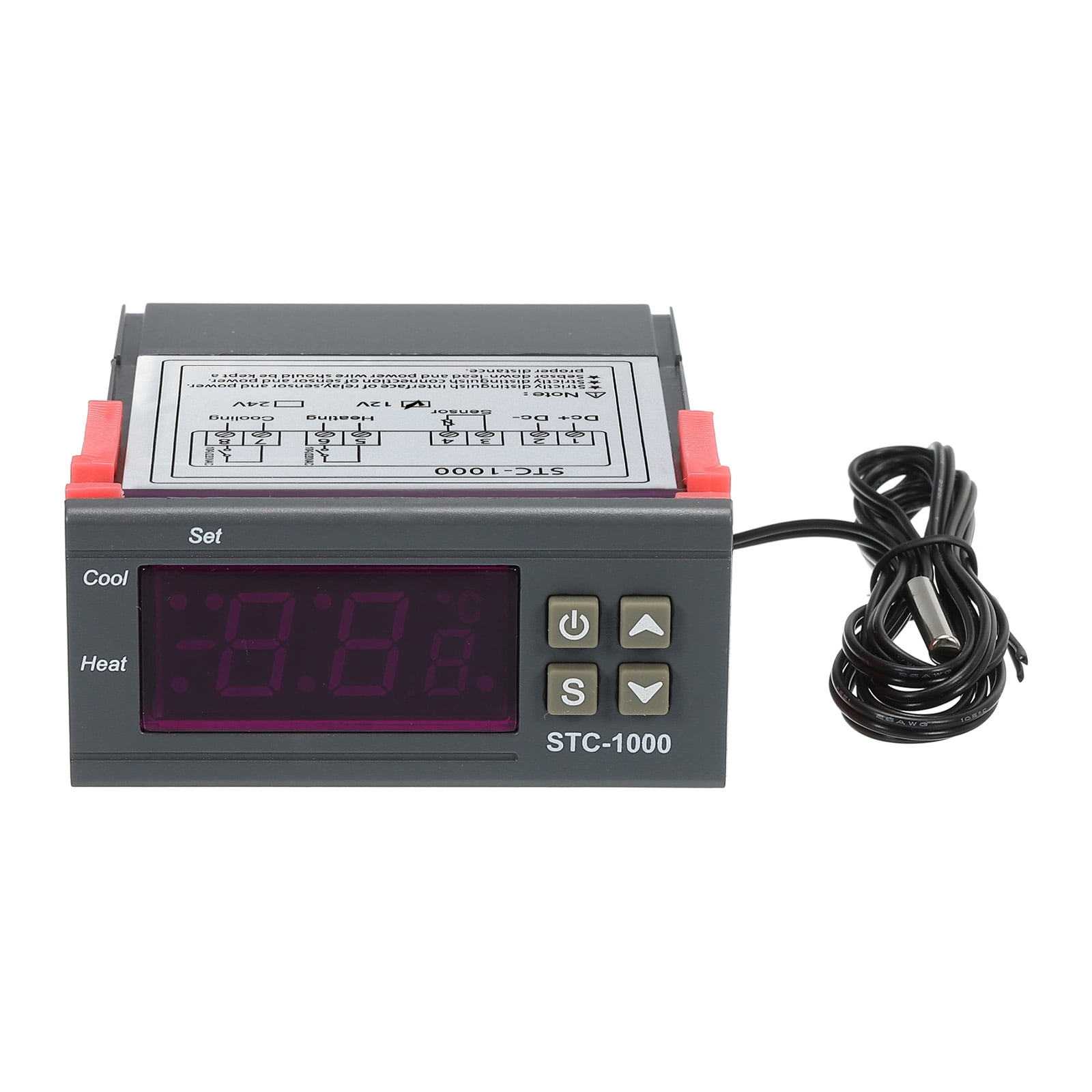 Uxcell 2 Pack STC-1000 10A DC 12V Digital LED Temperature Controller