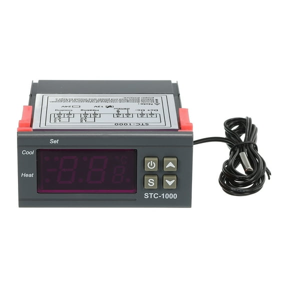 Uxcell 2 Pack STC-1000 10A DC 12V Digital LED Temperature Controller