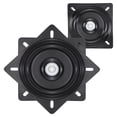 thumbnail image 1 of Uxcell 2 Pack Seat Swivel Base A3 Steel Plate, 8 Inch Bar Stool Swivel for Recliner Chair & Bar Stool, Black, 1 of 6