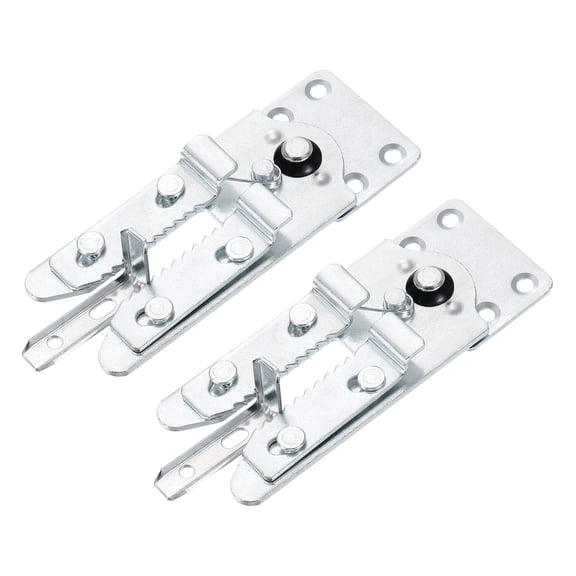Uxcell 2 Pack Sectional Couch Connector, 140mm Non-Slip Adjustable Interlocking Sofa Connector Heavy Duty Couch Clamps Clips for Keeping Furniture Sofa from Sliding, Silver