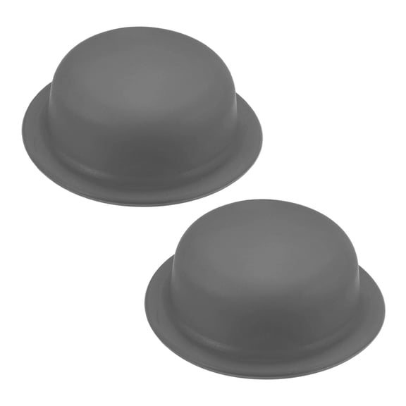 Uxcell 2-Pack Silicone Pot Lid Covers, 2" ID Universal Pot Lid Top Knob Heat Resistant Handle Caps for Kitchen Cookware, Non-Slip Safe Hold Grip Protectors [Gray]